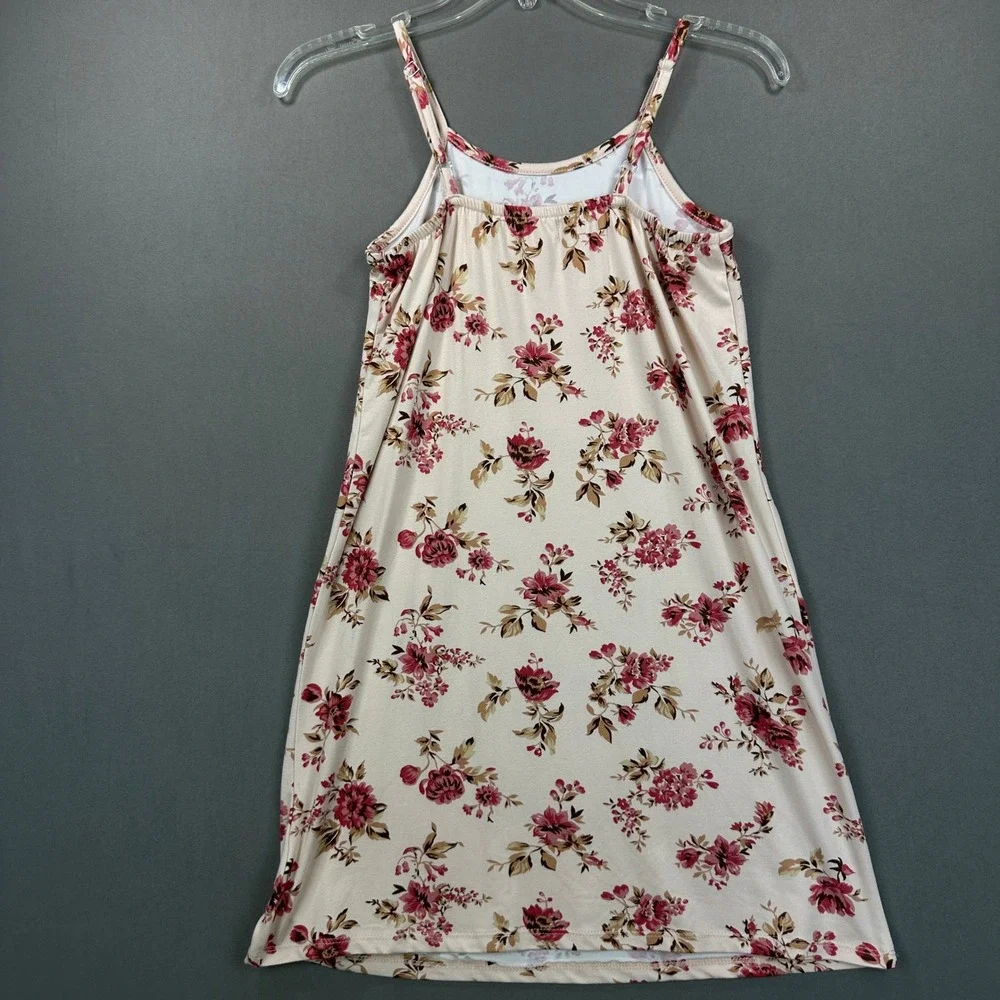 Between Floral Cami Dress Girls Size 10 Floral Midi A-Line Summer Fairy Boho